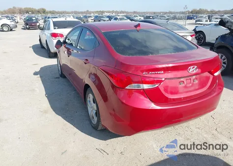 2013 Hyundai Elantra Gls/Limited from USA, damaged, VIN KMHDH4AEXDU493045